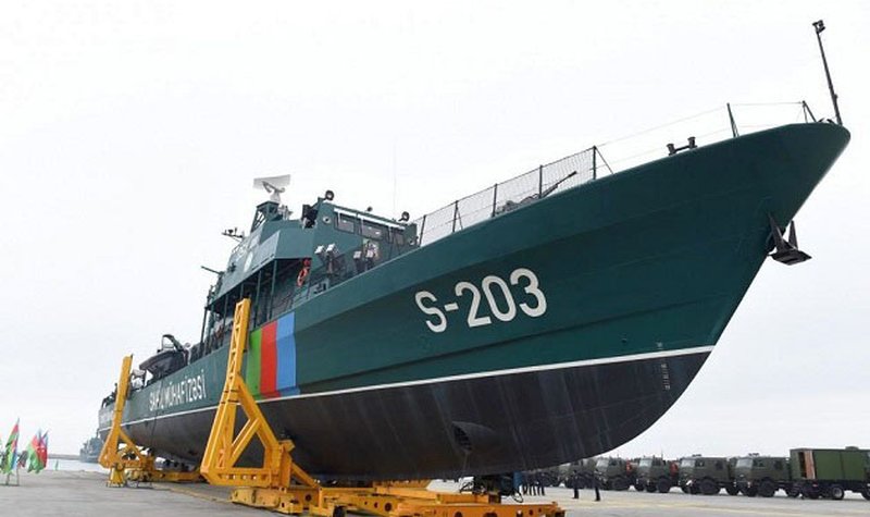 Azerbaijan receives border patrol ship 