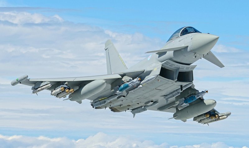 Typhoon in Brimstone live firing