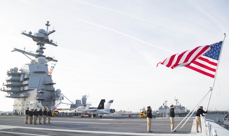 USS Gerald R Ford enters post-shakedown