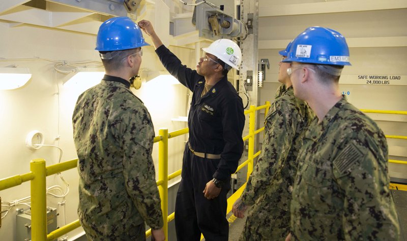 USS Gerald R Ford receives first AWE