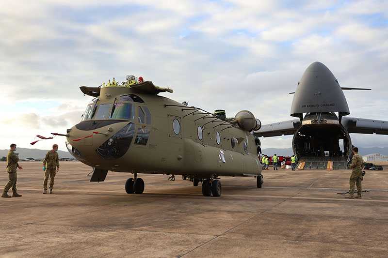 Australian CH-47F arrives Australian CH-47F arrives