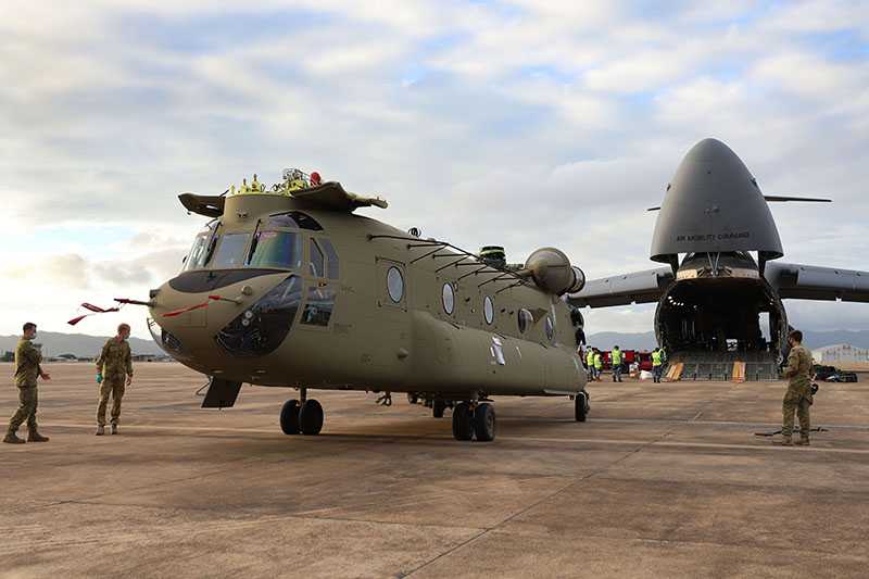 Australian CH-47F arrives