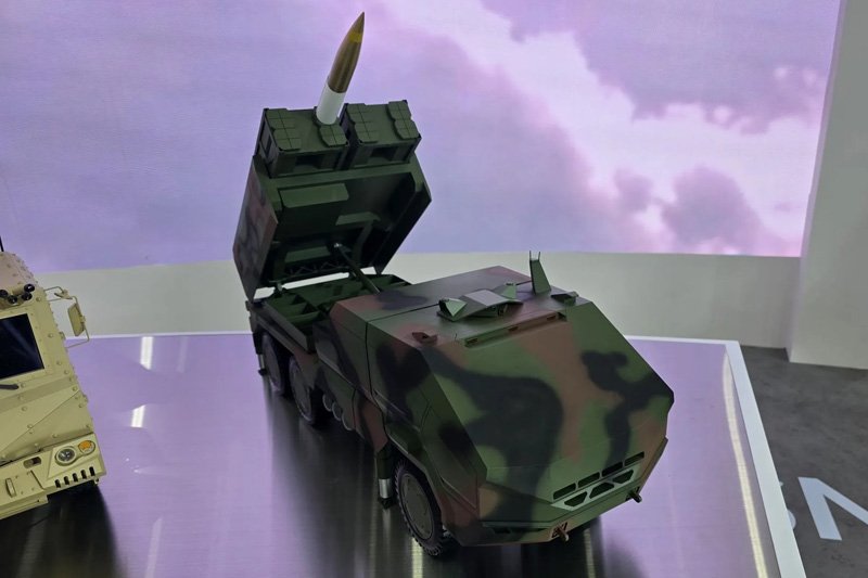 unmanned multi-rocket launcher Hanwha Aerospace