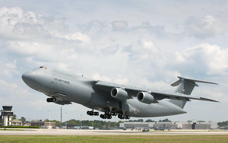 C-5 Super Galaxy taking off