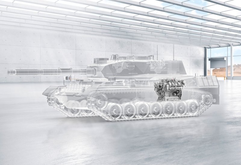 Leopard 1, main battle tank, Flensburger Fahrzeugbau Gesellschaft, Rolls-Royce Power Systems